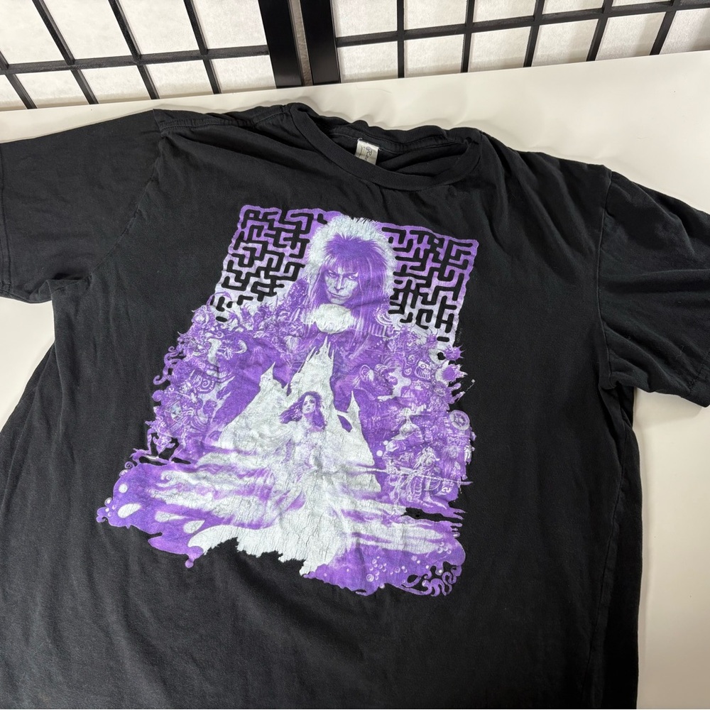 Black and Purple Graphic Tee
